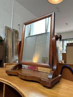 SALE: antieke, brocante, vintage kaptafel spiegel mahonie, Ophalen, Overige vormen, Minder dan 50 cm, Minder dan 100 cm