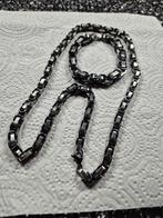 Konings ketting en armbanden in diverse kleuren., Ophalen of Verzenden, Nieuw, Zwart