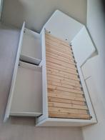 Bedbank bed Flekke 80x200 - 160x200. Leveren mogelijk, Huis en Inrichting, Verstelbaar, Ikea, Wit, Ophalen of Verzenden