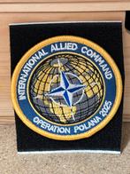 NATO Patch, Ophalen of Verzenden, Landmacht, Overige gebieden, Embleem of Badge