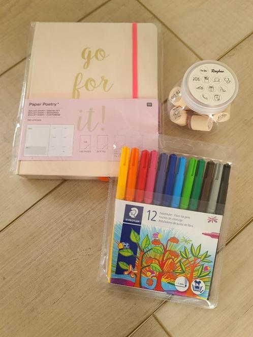 Bulletjournal set, Hobby en Vrije tijd, Tekenen, Nieuw, Papier, Schets- of Tekenboek, Ophalen of Verzenden