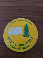 4954 Vintage Sticker Stichting Caravan Eigenaren, Ophalen of Verzenden, Gebruikt
