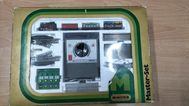 Minitrix  Goederentrein set.  Master set   51 1046 00, Hobby en Vrije tijd, Modeltreinen | N-Spoor, Zo goed als nieuw, Treinset
