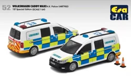 Volkswagen Caddy Maxi van Era Car 1/64 H.K. Police AM7902, Hobby en Vrije tijd, Modelauto's | Overige schalen, Nieuw, Auto, Ophalen of Verzenden