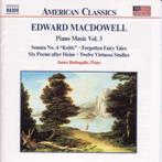 Edward MacDowell - Klavierwerke Vol.3 - James Barbagallo, Cd's en Dvd's, Cd's | Klassiek, Verzenden, Nieuw in verpakking