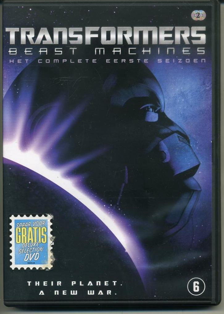 Transformers Beast Machines – Compleet Seizoen 1 2DVD ZGAN, Cd's en Dvd's, Dvd's | Tekenfilms en Animatie, Zo goed als nieuw, Amerikaans