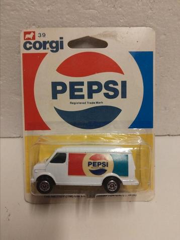 Pepsi Cola Corgi Toys junior Chevy Van Chevrolet 3INCH beschikbaar voor biedingen