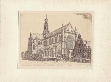 ETS HAARLEM ST.BAVO EN VLEESHAL VAN HENK DAAS 1982 beschikbaar voor biedingen