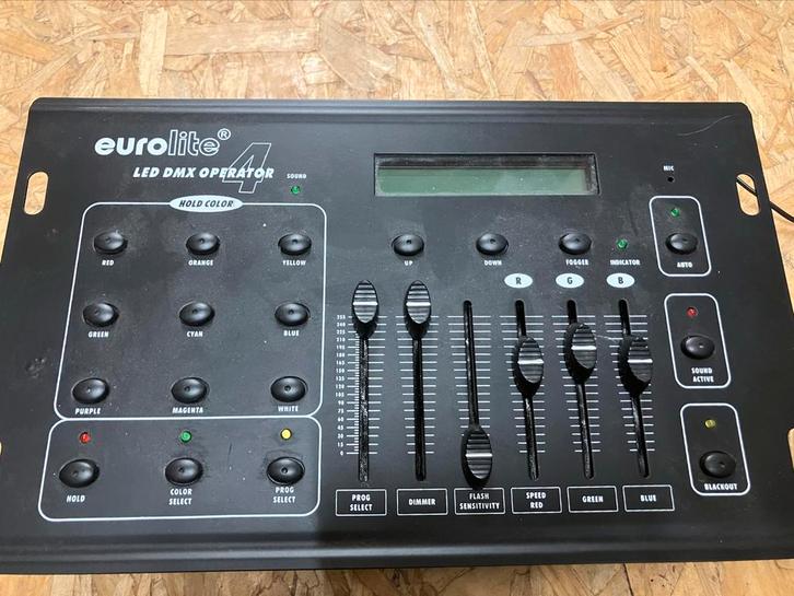 Eurolite LED DMX Operator 4 - Makkelijke Controller, Muziek en Instrumenten, Licht en Laser, Gebruikt, Licht, Geluidgestuurd, Ophalen of Verzenden