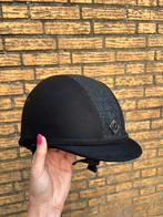 Zwarte  Charles Owen. Paardrij cap, Dieren en Toebehoren, Paardrijkleding, Ophalen, Zo goed als nieuw, Cap
