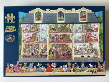 Vintage puzzel 1500 Jan van Haasteren Hotel contour Compleet beschikbaar voor biedingen