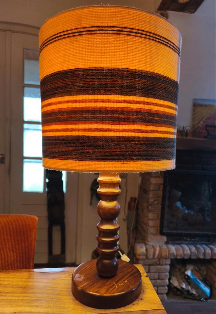 Zeer mooie retro schemerlamp jaren 60/70, Huis en Inrichting, Lampen | Tafellampen, Zo goed als nieuw, Minder dan 50 cm, Ophalen