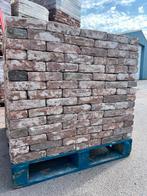 Antieke rode bruine handvorm waalformaat 22.5x5.5 20M2, Doe-het-zelf en Verbouw, Metselstenen, Verzenden, Gebruikt, Bakstenen