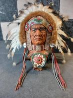 Hoofd indiaan, Ophalen of Verzenden, Gebruikt