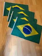 Braziliaanse handvlag stof carnaval  Brazilië, Diversen, Vlaggen en Wimpels, Ophalen of Verzenden, Nieuw