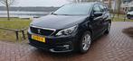 Peugeot 308 SW 1.2 PureTech | ZWART | PANORAMA | NAV | TREKH, Auto's, Voorwielaandrijving, Parkeersensor, Stof, Zwart