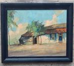 OIRSCHOT. Boerderij in Oirschot. J.v.d. Kley.Ca '30.59/49 cm, Ophalen