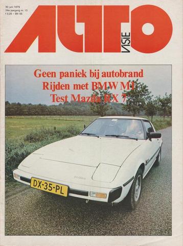 Mazda RX7 ( SA22C - FB ) test in Autovisie 1979 beschikbaar voor biedingen
