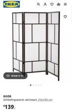 RISÖR Scheidingswand scherm kamerscherm afscheiding 2 stuks, Ophalen of Verzenden, Zo goed als nieuw