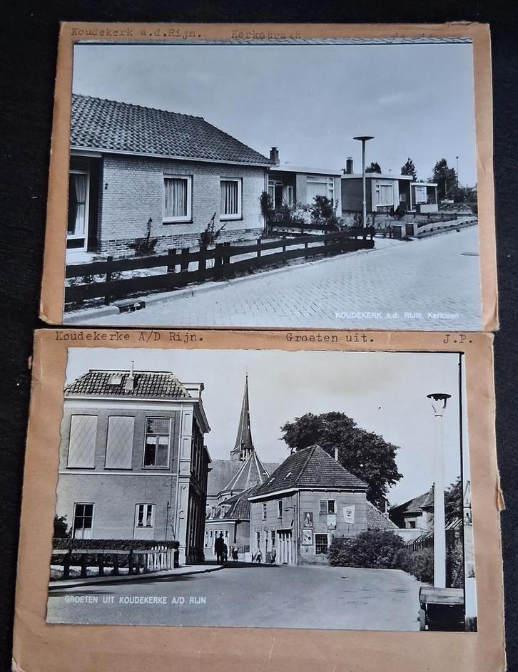 Koudekerk a d. Rijn, 6 x glasplaat JosPe, Verzamelen, Ansichtkaarten | Nederland, Ongelopen, Zuid-Holland, 1960 tot 1980, Ophalen of Verzenden