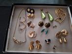 Vintage sieraden uit de jaren '80, Sieraden, Tassen en Uiterlijk, Oorbellen, Ophalen of Verzenden, Goud, Overige materialen