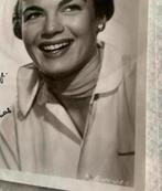 Esther Williams gesigneerde foto 1956-1957 joanna barres ZW, Verzamelen, Muziek, Artiesten en Beroemdheden, Ophalen of Verzenden