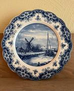Delfts blauw bord - handgeschilderd naar J. Cats 1774, Antiek en Kunst, Ophalen of Verzenden