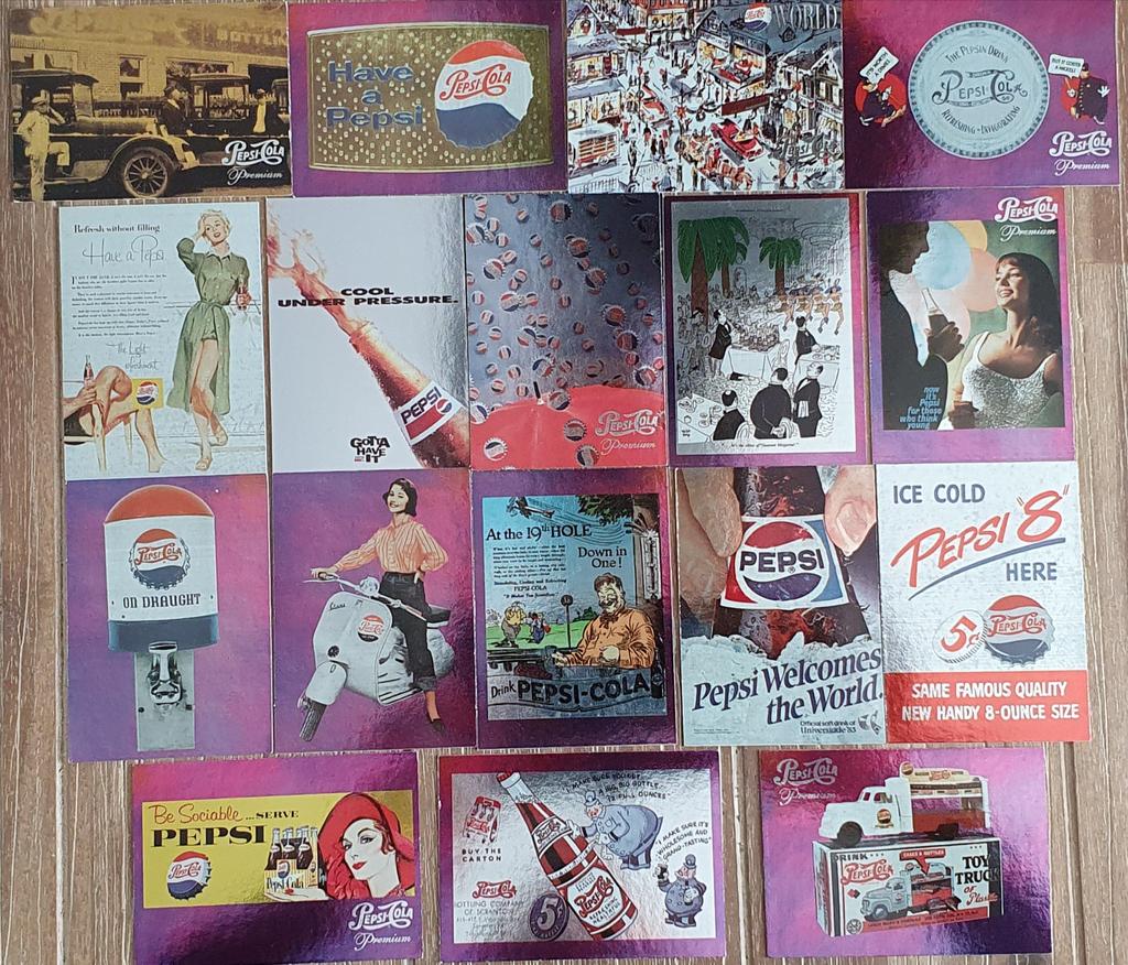 Pepsi Trading Cards - Vintage Collectibles, Ophalen of Verzenden, Gebruikt