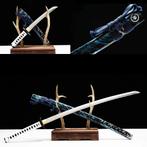 Authentieke Set 20-Voudig Gesmeed Scherpe Samoerai Zwaarden., Verzenden, Landmacht