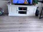 Landelijk tv-meubel 60hx164bx50d, Ophalen, Gebruikt, 150 tot 200 cm, Eikenhout