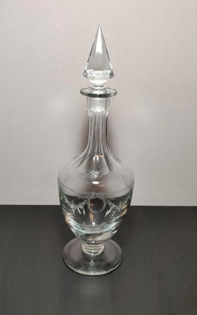 Art-nouveau karaf, Antiek en Kunst, Antiek | Glas en Kristal, Ophalen of Verzenden