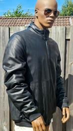 Vanguard / PME exclusieve leren jas met leren boorden (XXXL), Kleding | Heren, Jassen | Winter, Zwart, Overige maten, Ophalen of Verzenden