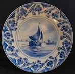 Bord Botter vissersboot Porceleyne Fles Delft Jungerhans, Ophalen of Verzenden