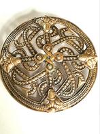 vintage bronzen broche van Kalevala Koru Finland, Brons, 4 tot 7 cm, Gebruikt, Ophalen of Verzenden
