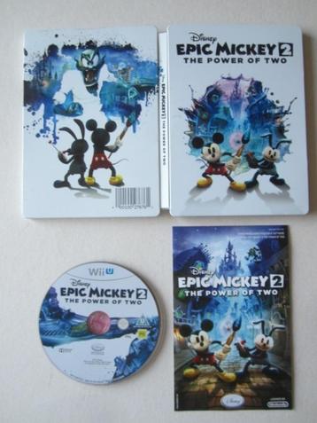 Epic Mickey Mouse 2 Nintendo Wii U steelbook limited edition beschikbaar voor biedingen