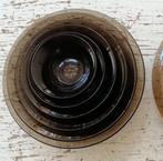 Vintage rookglazen  persglas set nestschalen, Antiek en Kunst, Antiek | Schalen, Ophalen of Verzenden