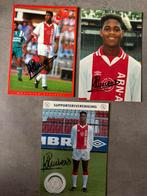 Ajax spelerkaarten Kluivert 1995 incl handtekening, Ophalen of Verzenden, Zo goed als nieuw, Ajax, Spelerskaart