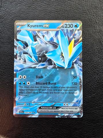 Kyurem ex #028 scarlet violet black bolt  beschikbaar voor biedingen