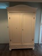 Ruime houten kledingkast wit, Huis en Inrichting, Kasten | Kledingkasten, Ophalen, Gebruikt, 100 tot 150 cm, 200 cm of meer