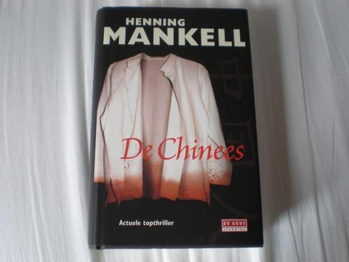 Boek. Thriller. De Chinees. Henning Mankell., Boeken, Thrillers, Gelezen, Nederland, Ophalen of Verzenden