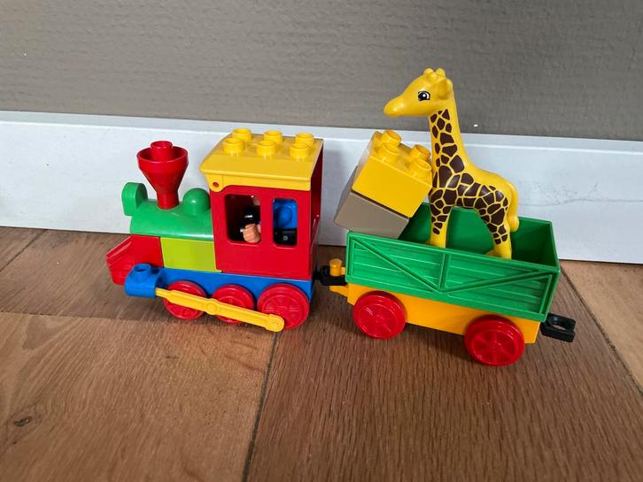 Lego Duplo Set 6144 - Trein met Giraffe, Kinderen en Baby's, Speelgoed | Duplo en Lego, Zo goed als nieuw, Duplo, Complete set