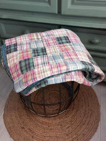 Vintage Patchwork Sprei handmade beschikbaar voor biedingen