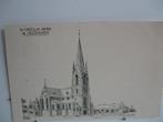 8102-3 Veldhoven, St. Caecilia Kerk, 1913, Verzamelen, Ansichtkaarten | Nederland, Verzenden, Voor 1920, Gelopen, Noord-Brabant