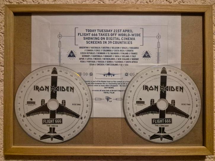 Iron Maiden - Promo CD Flight 666, Cd's en Dvd's, Cd's | Hardrock en Metal, Zo goed als nieuw, Ophalen of Verzenden