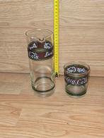 Vintage Coca-Cola Kan en Glas, Glas of Glazen, Gebruikt, Ophalen of Verzenden, Glas