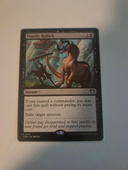 Deadly Rollick, Hobby en Vrije tijd, Verzamelkaartspellen | Magic the Gathering, Zo goed als nieuw, Losse kaart, Ophalen of Verzenden