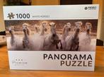 Rebo panorama puzzel 1000 Stukjes - Paarden, Ophalen of Verzenden, 500 t/m 1500 stukjes, Nieuw, Legpuzzel