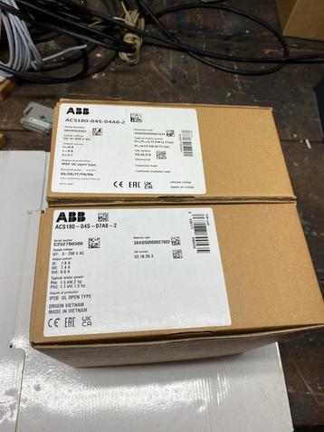 Nieuwe Frequentieregelaars ABB 0.75kW & 1.5kW beschikbaar voor biedingen