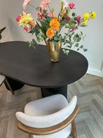 Eettafel Zwart Ovaal Cilinder Japandi OUTLET ‼️, Huis en Inrichting, Tafels | Bijzettafels, Ophalen of Verzenden, Nieuw, Ovaal
