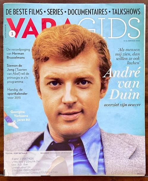 André van Duin in: VARA Gids 2013, Verzamelen, Film en Tv, Gebruikt, Tv, Overige typen, Ophalen of Verzenden
